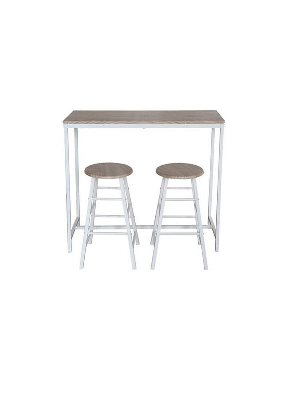 Danube Home Ayla 3-Piece Rectangular Dining Bar Set Sturdy Kitchen Dining Table With 2 Dining Chairs 1+2 Seater Modern Design Furniture for Home Dinin
Danube Home Ayla 3-Piece Rectangular Dining Bar Set Sturdy Kitchen Dining Table With 2 Dining Chairs 1+2 Seater Modern Design Furniture for Home Dinin