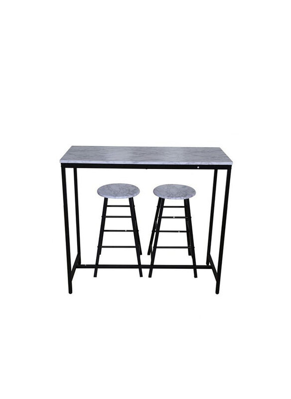 Danube Home Ayla 3 Piece Rectangular Dining Bar Set Sturdy Kitchen Dining Table With 2 Dining Chairs 1+2 Seater Modern Design Furniture for Home Dinin
Danube Home Ayla 3 Piece Rectangular Dining Bar Set Sturdy Kitchen Dining Table With 2 Dining Chairs 1+2 Seater Modern Design Furniture for Home Dinin