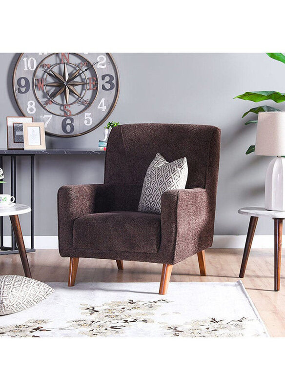 Danube Home Kelbek 1 Seater Fabric Sofa Accent Chair Modern Design One Seat Sofas Living Room Furniture, 75 x 75 x 95cm, Brown
Danube Home Kelbek 1 Seater Fabric Sofa Accent Chair Modern Design One Seat Sofas Living Room Furniture, 75 x 75 x 95cm, Brown