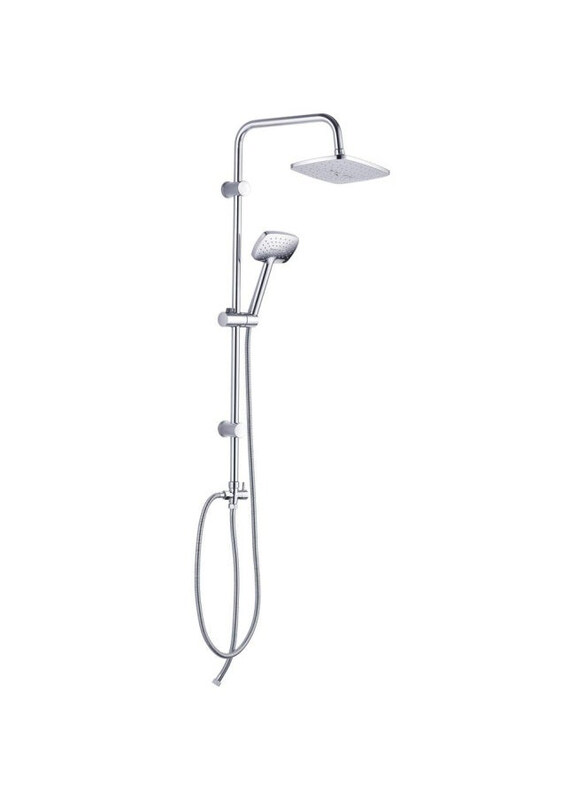 Danube Home Manila 3-in-1 Faucet Collection Basin + Bath+ Shower Column, Chrome
Danube Home Manila 3-in-1 Faucet Collection Basin + Bath+ Shower Column, Chrome