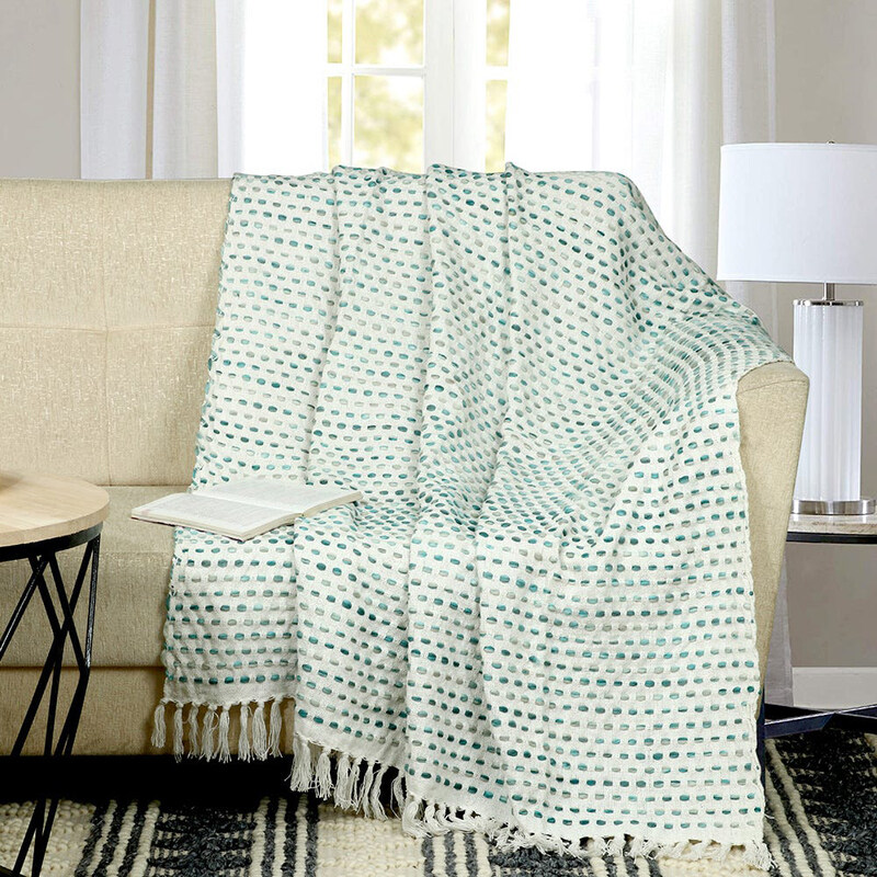 Danube Home 100% Cotton Takisha Acrylic Throw Knitted Blanket, 127 x 54cm, Multicolour
Danube Home 100% Cotton Takisha Acrylic Throw Knitted Blanket, 127 x 54cm, Multicolour