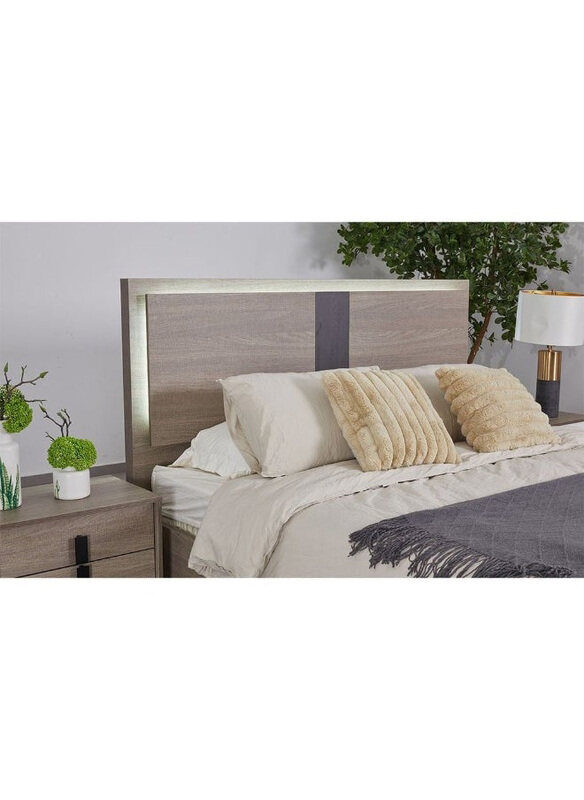 Danube Home Regal King Bed Set with Led, 2 Nightstands, Dresser/Mirror, Grey/Black
Danube Home Regal King Bed Set with Led, 2 Nightstands, Dresser/Mirror, Grey/Black