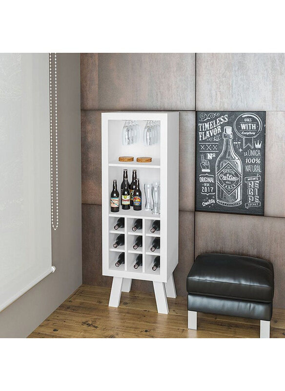 Danube Home Zen Wine Cabinet With Storage Sturdy Home Bar Organiser Cupboard Modern Design Furniture for Dining Room, White
Danube Home Zen Wine Cabinet With Storage Sturdy Home Bar Organiser Cupboard Modern Design Furniture for Dining Room, White