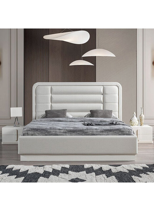 Danube Home Erza King Bed with Hydraulic Storage Sturdy Modern Design Wooden Double Bed, White
Danube Home Erza King Bed with Hydraulic Storage Sturdy Modern Design Wooden Double Bed, White