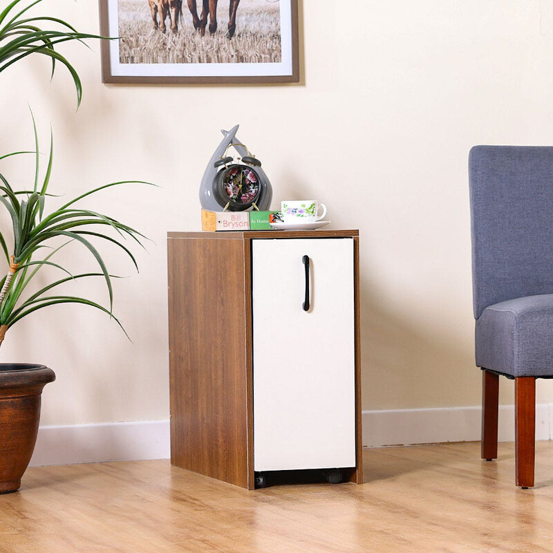 Danube Home Multi-Functional Gennaro Side Cabinet, 28 x 60 x 59 cm, Walnut/White
Danube Home Multi-Functional Gennaro Side Cabinet, 28 x 60 x 59 cm, Walnut/White