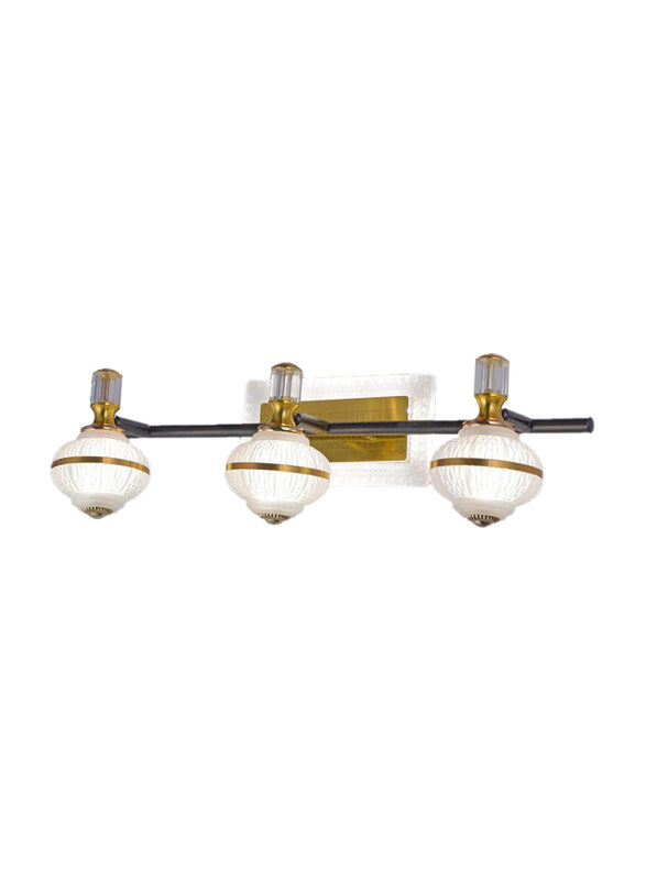 Danube Home Built in 3 Modern Wall Light Fixtures Mirror Lights Chandelier, Black
Danube Home Built in 3 Modern Wall Light Fixtures Mirror Lights Chandelier, Black