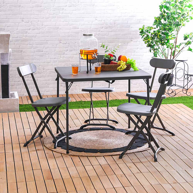 Danube Home Chelsea 5-Piece Outdoor Uv Rust And Water-Resistant All-Weather Garden Patio Dining Set, Black
Danube Home Chelsea 5-Piece Outdoor Uv Rust And Water-Resistant All-Weather Garden Patio Dining Set, Black