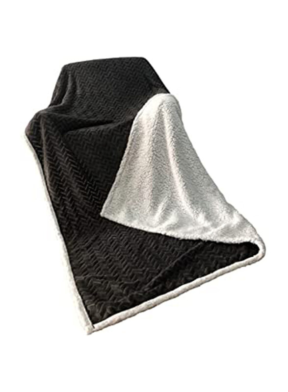 Danube Home Solid Jacquard Flannel Plush Reverse Sherpa Blanket, H150 x W200 x D150cm, Grey
Danube Home Solid Jacquard Flannel Plush Reverse Sherpa Blanket, H150 x W200 x D150cm, Grey