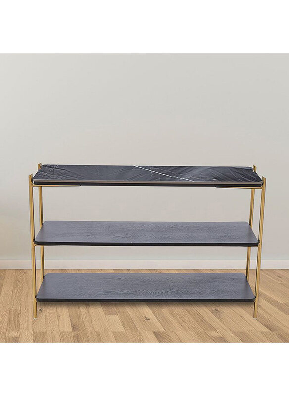 Danube Home Kenn Sintered Stone Console Multifunctional Living Room Table, Black/Gold
Danube Home Kenn Sintered Stone Console Multifunctional Living Room Table, Black/Gold