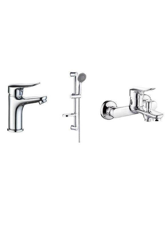 Danube Home Fredo Collection 3In1 Plated Metal Complete Shower Kit Set for Bathroom Toilet Washroom, Chrome
Danube Home Fredo Collection 3In1 Plated Metal Complete Shower Kit Set for Bathroom Toilet Washroom, Chrome