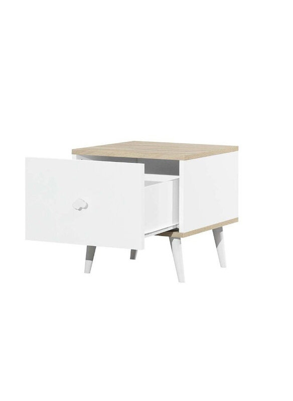 Danube Home Lur 1 Drawer Night Stand Elegant Bedside Table, White/Sonoma Oak
Danube Home Lur 1 Drawer Night Stand Elegant Bedside Table, White/Sonoma Oak