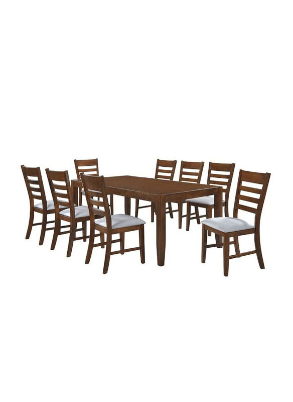 Danube Home Eustace Sturdy Kitchen Dining Chairs with Fabric Upholstery, 2-Piece, Dark Brown/Grey
Danube Home Eustace Sturdy Kitchen Dining Chairs with Fabric Upholstery, 2-Piece, Dark Brown/Grey