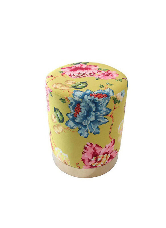 Danube Home Echo Print Velvet Pouf Multi Functional Ottoman Chair, Flower Pattern/Gold
Danube Home Echo Print Velvet Pouf Multi Functional Ottoman Chair, Flower Pattern/Gold