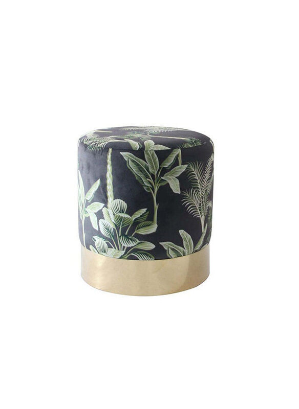 Danube Home Jela Print Velvet Pouf Multi Functional Ottoman Chair Soft Upholstered Footrest Modern Furniture, Botanical Pattern/Gold
Danube Home Jela Print Velvet Pouf Multi Functional Ottoman Chair Soft Upholstered Footrest Modern Furniture, Botanical Pattern/Gold