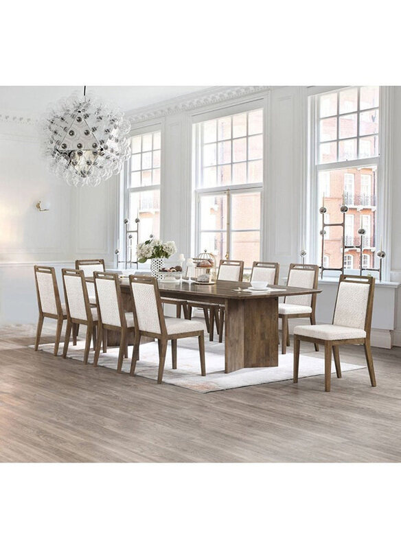 Danube Home Addison 1+10 Piece Rectangular Dining Set with 10 Dining Chairs, Oak/Beige
Danube Home Addison 1+10 Piece Rectangular Dining Set with 10 Dining Chairs, Oak/Beige