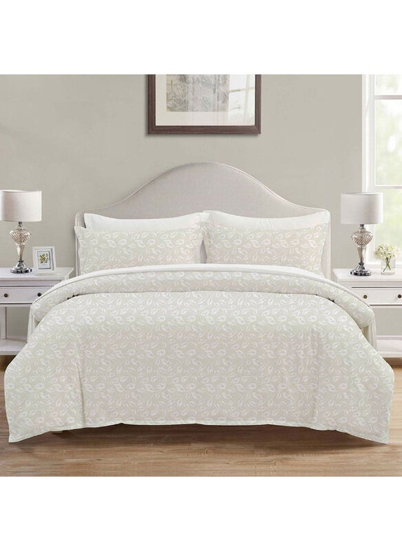 Danube Home 6-Piece Mystique Comforter Set, 1 Comforter + 2 Pillow Cases + 1 Flat Sheet + 2 Pillow Cases, Super King, Off White
Danube Home 6-Piece Mystique Comforter Set, 1 Comforter + 2 Pillow Cases + 1 Flat Sheet + 2 Pillow Cases, Super King, Off White