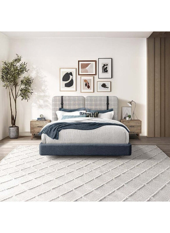 Danube Home Harrison Bed with Led Sturdy Modern Design Wooden Double Bed Frame Furniture, White
Danube Home Harrison Bed with Led Sturdy Modern Design Wooden Double Bed Frame Furniture, White
