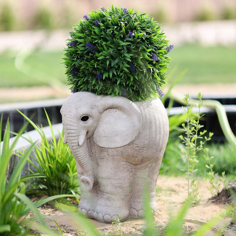 Danube Home MGO Elephant Stool Multifunctional Chair Plant Stand Garden Ornaments Decor For Indoor Outdoor Greenery, 47 x 47cm, Cream
Danube Home MGO Elephant Stool Multifunctional Chair Plant Stand Garden Ornaments Decor For Indoor Outdoor Greenery, 47 x 47cm, Cream