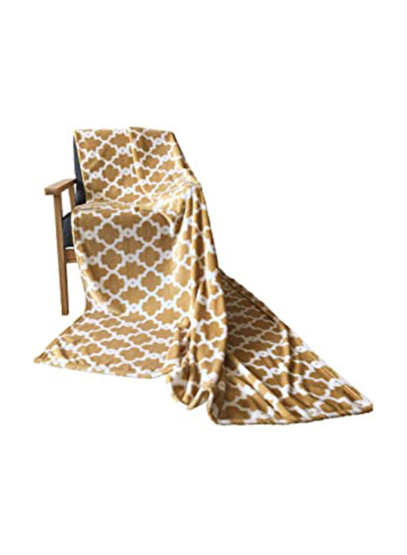 Danube Home Printed Flannel Plush Blanket, H220 x W240 x D220cm, Taupe Damask
Danube Home Printed Flannel Plush Blanket, H220 x W240 x D220cm, Taupe Damask