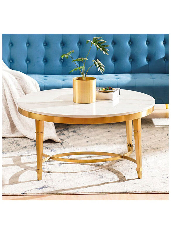 Danube Home Humpback Multifunctional Coffee Table for Living Room, White/Brushed Gold
Danube Home Humpback Multifunctional Coffee Table for Living Room, White/Brushed Gold