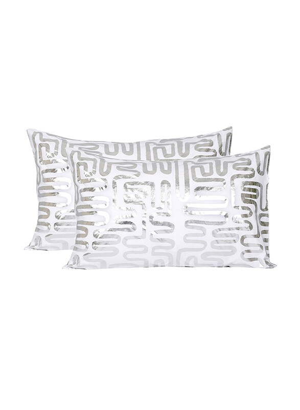 Danube Home 100% Cotton Silky Soft 2 Pillow Cover Sterling Set, 2 Pieces, 811500132122, Multicolour
Danube Home 100% Cotton Silky Soft 2 Pillow Cover Sterling Set, 2 Pieces, 811500132122, Multicolour