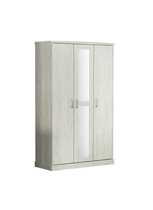 Danube Home Zirco 3 Door Wardrobe with Extra Sturdy Closet Clothes Storage Cupboard, White Oak
Danube Home Zirco 3 Door Wardrobe with Extra Sturdy Closet Clothes Storage Cupboard, White Oak