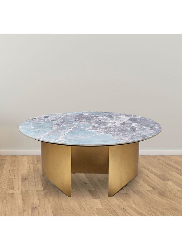 Danube Home Conley Sintered Stone Round Coffee Table, Space Saving Center Table, Modern Design Furniture for Home, 100 x 100 x 45cm, Green/Gold
Danube Home Conley Sintered Stone Round Coffee Table, Space Saving Center Table, Modern Design Furniture for Home, 100 x 100 x 45cm, Green/Gold