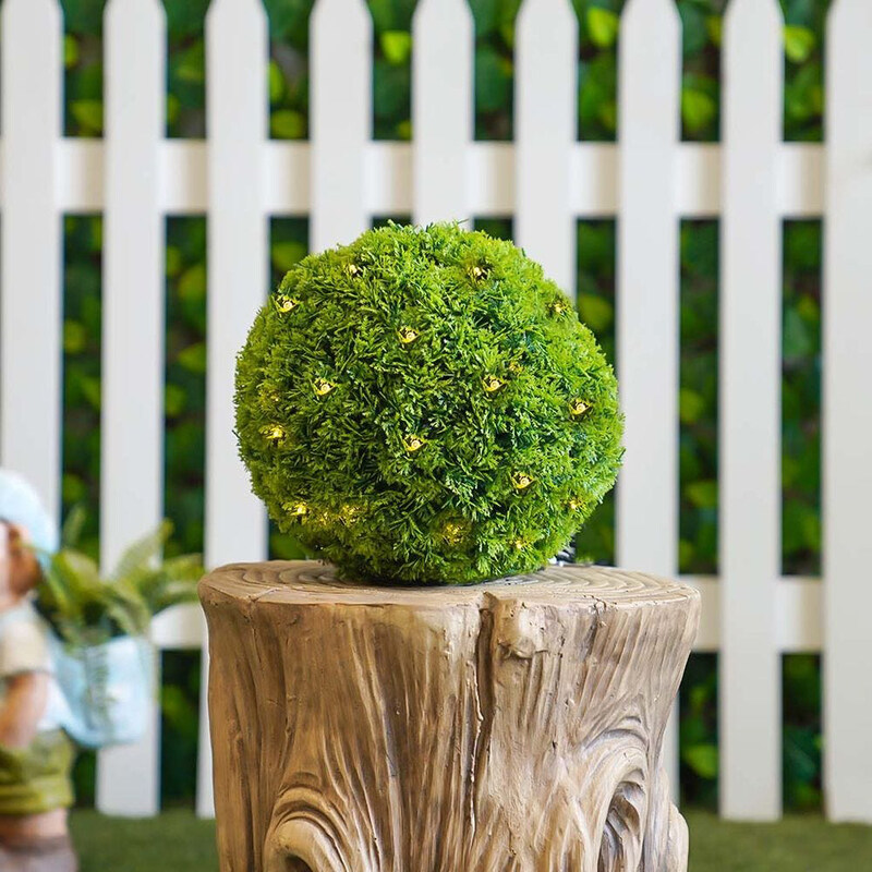 Danube Home Artificial Topiary Ball With Led Solar Light Decorative Plastic Round Plant Home Garden Indoor Outdoor, 28cm, Green
Danube Home Artificial Topiary Ball With Led Solar Light Decorative Plastic Round Plant Home Garden Indoor Outdoor, 28cm, Green