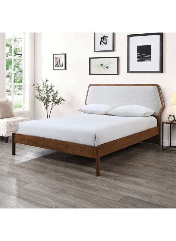 Danube Home Derby Colfax Solid Wood King Bed with Upholstered Headboard Modern Design Wooden Double Bed Frame Furniture, Beige
Danube Home Derby Colfax Solid Wood King Bed with Upholstered Headboard Modern Design Wooden Double Bed Frame Furniture, Beige