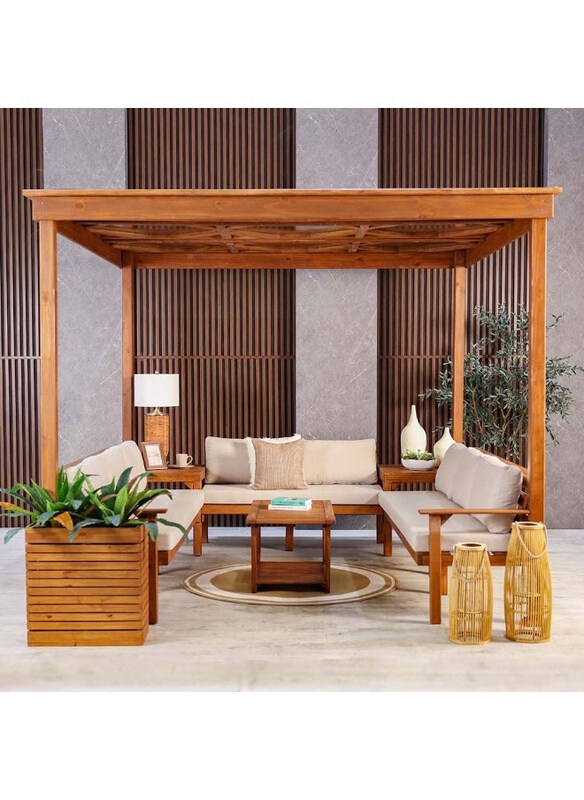 Danube Home Inaya Sofa Gazebo 9-Seater Weather Resistant Garden Patio Party Tent, Brown
Danube Home Inaya Sofa Gazebo 9-Seater Weather Resistant Garden Patio Party Tent, Brown