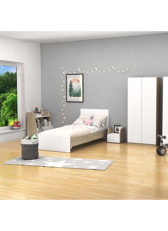 Danube Home Kinder 1 Drawer Nighstand Elegant Bedside Table, White/Sonoma Oak
Danube Home Kinder 1 Drawer Nighstand Elegant Bedside Table, White/Sonoma Oak