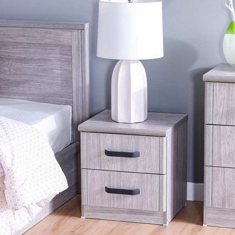 Danube Home Multi-Functional Raymond Night Stand Set of 2, 45 x 43 x 48cm, Grey Oak
Danube Home Multi-Functional Raymond Night Stand Set of 2, 45 x 43 x 48cm, Grey Oak