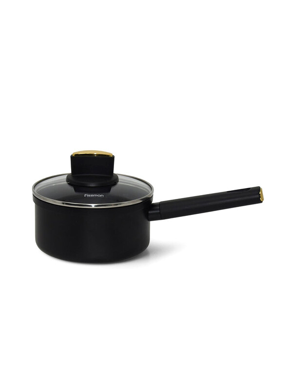 Danube Home 1.5 Ltr Round Sauce Pan with Glass Lid, Paula, 13.5x17x32cm, Multicolour
Danube Home 1.5 Ltr Round Sauce Pan with Glass Lid, Paula, 13.5x17x32cm, Multicolour