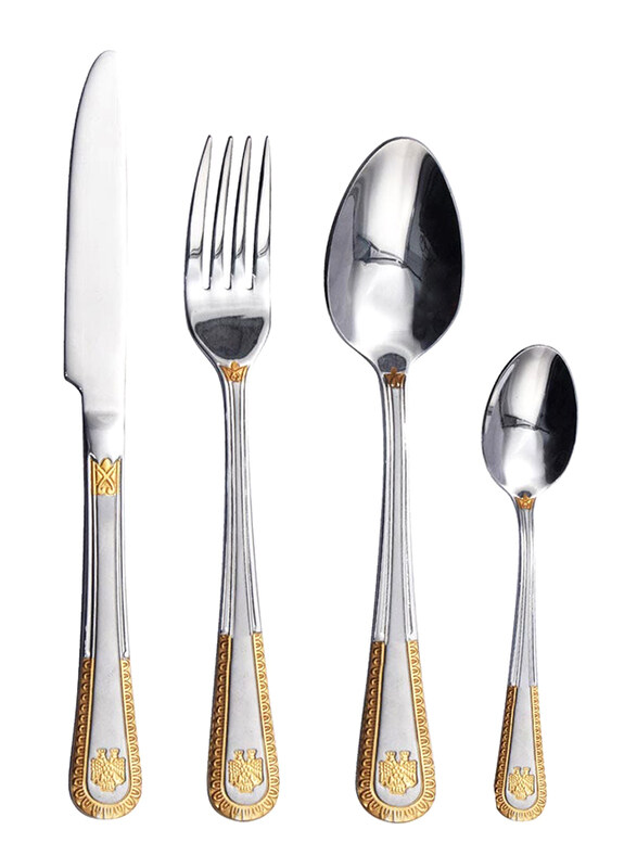 Danube Home 72-Piece Brinkley Stainless Steel Ss410 Cutlery Set With Leather Case, 812000600504, Gold
Danube Home 72-Piece Brinkley Stainless Steel Ss410 Cutlery Set With Leather Case, 812000600504, Gold