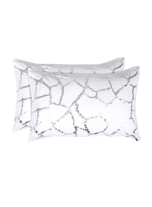Danube Home 100% Cotton Silky Soft 2 Pillow Cover Sterling Set, 2 Pieces, 811500132121, Multicolour
Danube Home 100% Cotton Silky Soft 2 Pillow Cover Sterling Set, 2 Pieces, 811500132121, Multicolour