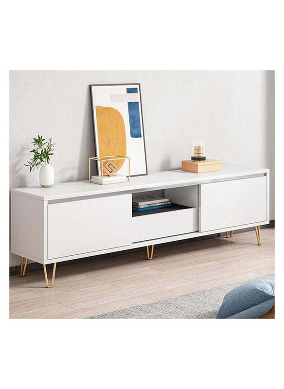 Danube Home Vesta 50 Inches TV Entertainment Modern Design Wall Unit Furniture Wooden TV Stand for Living Room Bedroom, White
Danube Home Vesta 50 Inches TV Entertainment Modern Design Wall Unit Furniture Wooden TV Stand for Living Room Bedroom, White