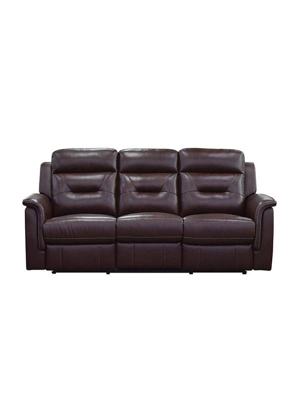 Danube Home Houston Modern Design 3-Seater Air Leather Recliner Chair, Brown
Danube Home Houston Modern Design 3-Seater Air Leather Recliner Chair, Brown
