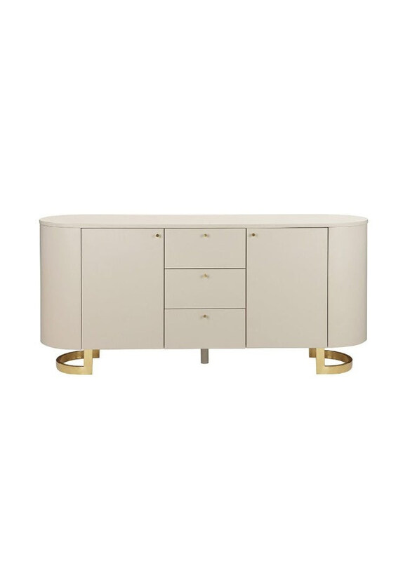 Danube Home Aubrey Buffet Modern Design Sideboard Organiser Cabinet, Matt Beige/Gold
Danube Home Aubrey Buffet Modern Design Sideboard Organiser Cabinet, Matt Beige/Gold