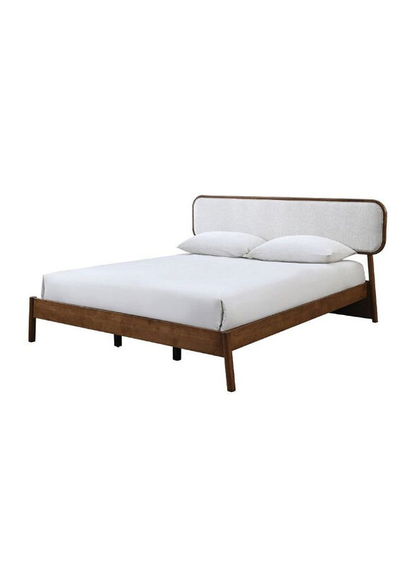 Danube Home Derby Hanabi Solid Wood Queen Bed with Upholstered Headboard, Beige
Danube Home Derby Hanabi Solid Wood Queen Bed with Upholstered Headboard, Beige