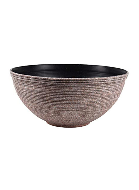 Danube Home Flower Pot With Plate, Brown