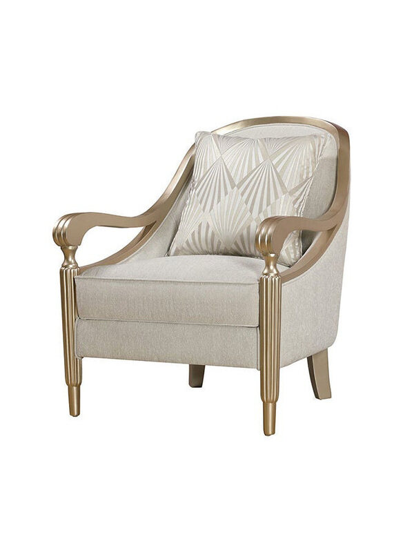 Danube Home Mercedez 1 Seater Fabric Sofa Accent Chair Modern Design One Seat Sofas, Beige
Danube Home Mercedez 1 Seater Fabric Sofa Accent Chair Modern Design One Seat Sofas, Beige