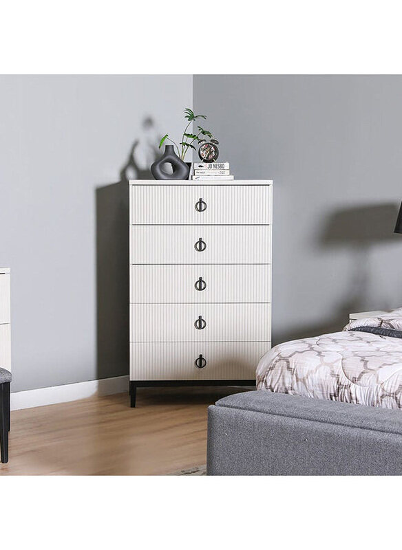 Danube Home Defne Chest of 5 Drawers Multi Functional Cabinet Storage Organiser, Space Saving Drawer Chest Furniture for Bedroom Living Room, L 80 x W
Danube Home Defne Chest of 5 Drawers Multi Functional Cabinet Storage Organiser, Space Saving Drawer Chest Furniture for Bedroom Living Room, L 80 x W