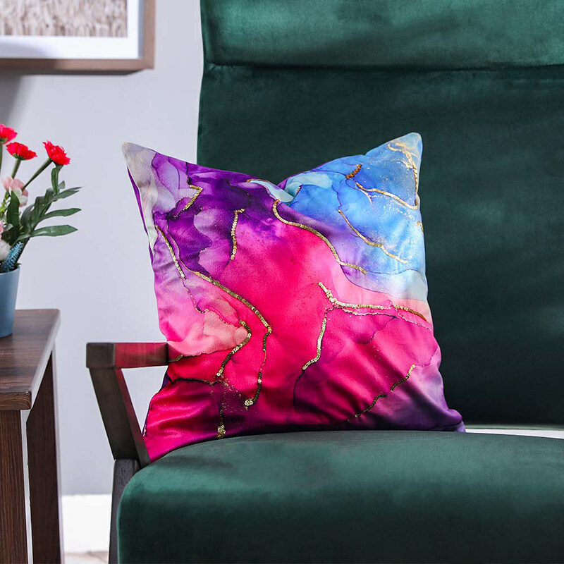 Danube Home Radiant Sparkle Tie Dye Chinese Velvet Cushion Cover, 45 x 45cm, Multicolour
Danube Home Radiant Sparkle Tie Dye Chinese Velvet Cushion Cover, 45 x 45cm, Multicolour