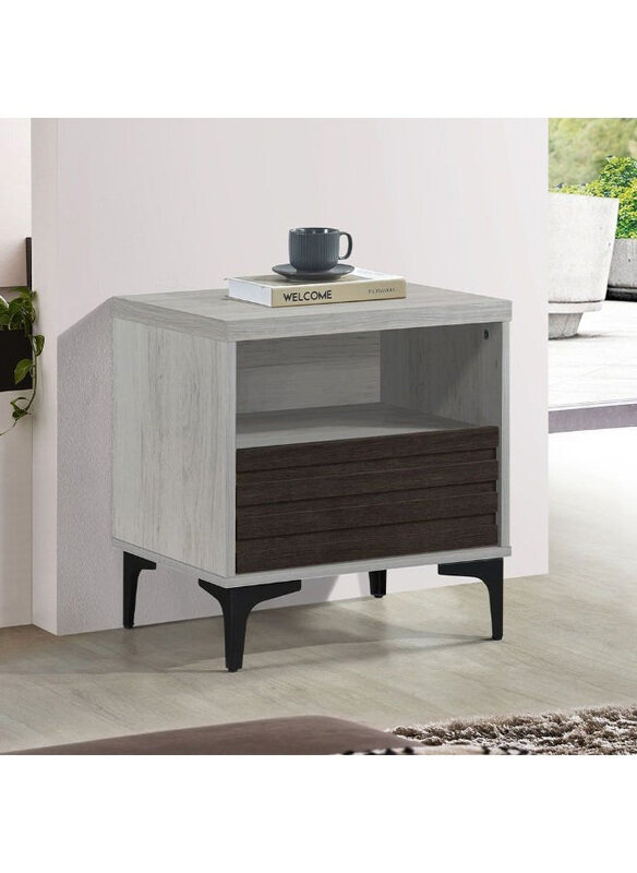 Danube Home Nicosia End Table With Storage Multifunctional Side Table Modern Design Furniture For Home Living Room, White Oak/Black
Danube Home Nicosia End Table With Storage Multifunctional Side Table Modern Design Furniture For Home Living Room, White Oak/Black
