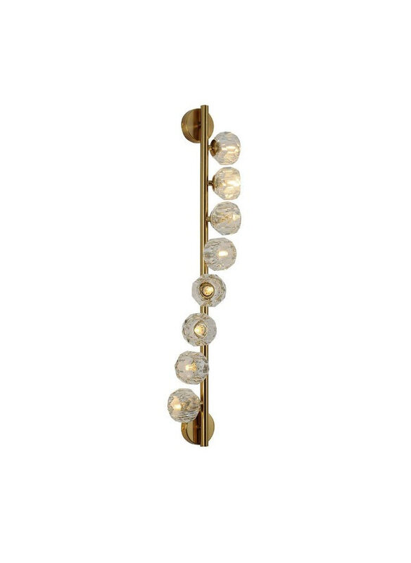 Danube Home Delfina Wall Bracket, Metal + Crystal, 80 x 18 x H 120, G9, Antique Brass
Danube Home Delfina Wall Bracket, Metal + Crystal, 80 x 18 x H 120, G9, Antique Brass