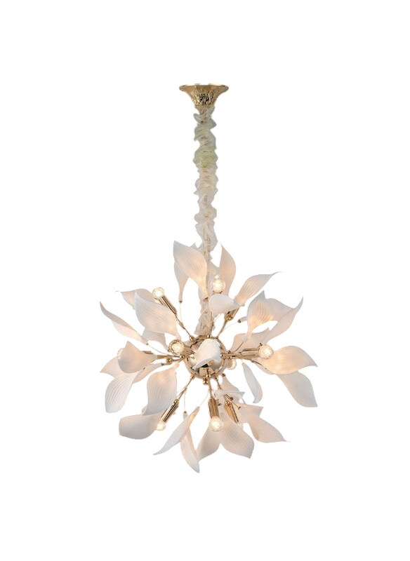 Danube Home Cecilia Chandelier, Ceramic + Metal, D 60 x H 120 x W 60, E14, Golden
Danube Home Cecilia Chandelier, Ceramic + Metal, D 60 x H 120 x W 60, E14, Golden