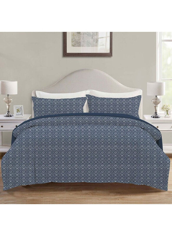 Danube Home 6-Piece Ariana Comforter Set, 1 Comforter + 2 Pillow Cases + 1 Flat Sheet + 2 Pillow Cases, King, Navy Blue
Danube Home 6-Piece Ariana Comforter Set, 1 Comforter + 2 Pillow Cases + 1 Flat Sheet + 2 Pillow Cases, King, Navy Blue