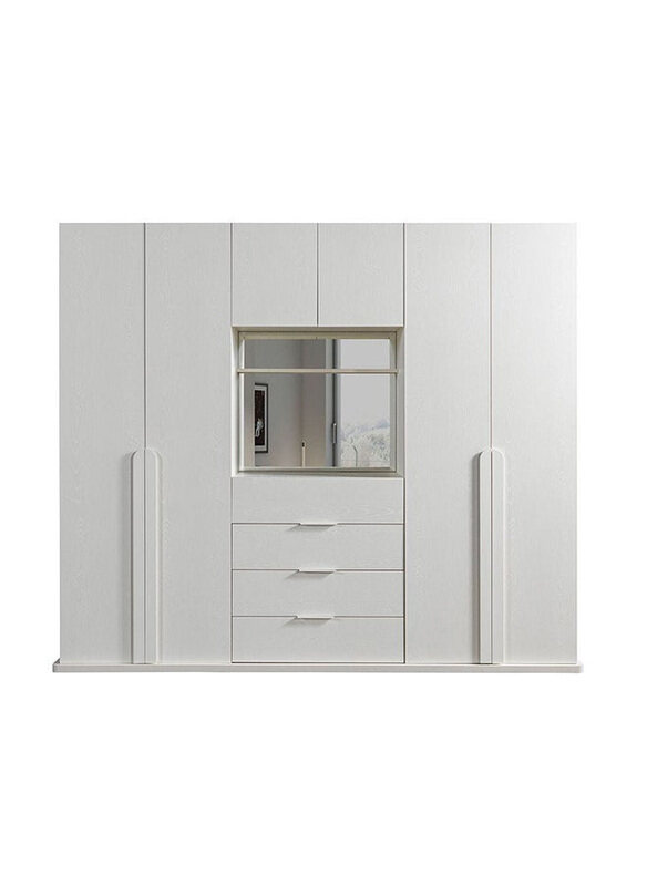 Danube Home Erza 4 Door Wardrobe with Extra Sturdy Closet Clothes Storage Cupboard, White
Danube Home Erza 4 Door Wardrobe with Extra Sturdy Closet Clothes Storage Cupboard, White