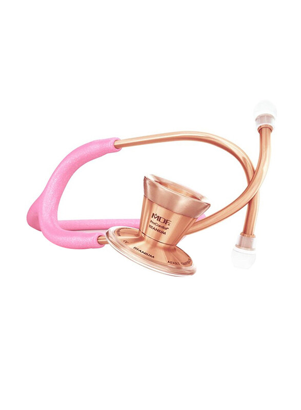 MDF Instruments Procardial Titanium Cardiology Stethoscope, 797TGL01RG, Light Pink Glitter/Rose Gold
MDF Instruments Procardial Titanium Cardiology Stethoscope, 797TGL01RG, Light Pink Glitter/Rose Gold