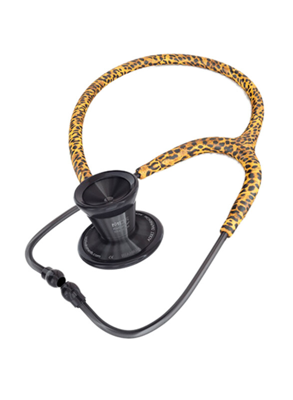MDF Instruments Procardial Titanium Cardiology Stethoscope, 797TCTBO, Cheetah/Blackout
MDF Instruments Procardial Titanium Cardiology Stethoscope, 797TCTBO, Cheetah/Blackout